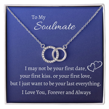 To My Soulmate Perfect Pair Necklace