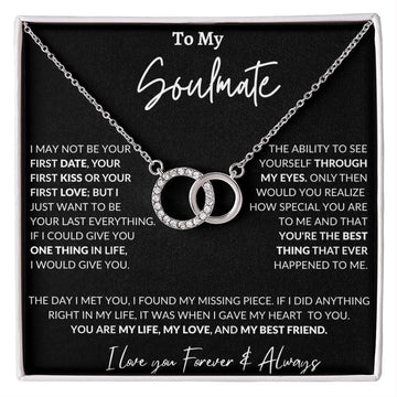 To My Soulmate - Perfect Pair Necklace