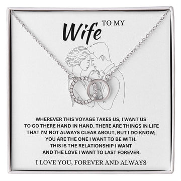 To My Wife - Perfect Pair Necklace