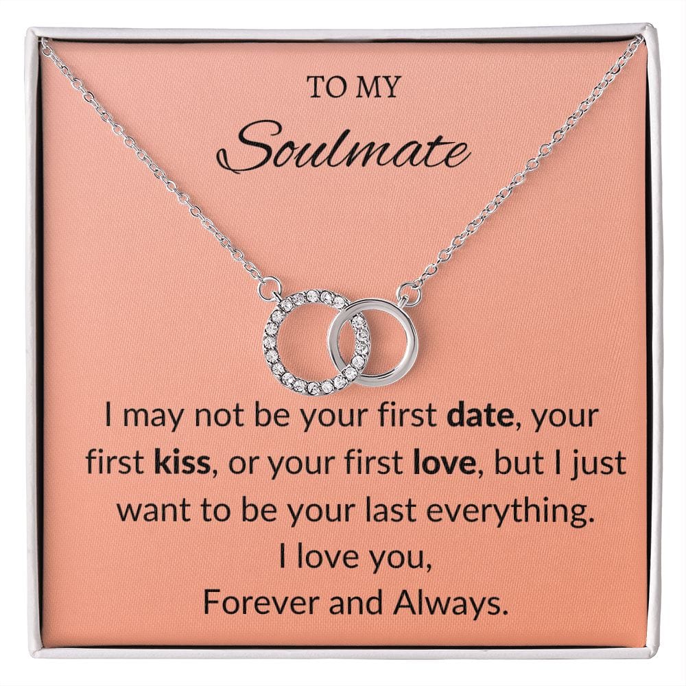 To My Soulmate - Perfect Pair Necklace