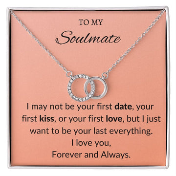 To My Soulmate - Perfect Pair Necklace
