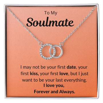 To My Soulmate - Perfect Pair Necklace