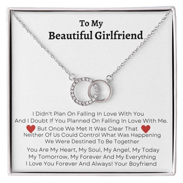 To My Beautiful Girlfriend - Perfect Pair Necklace