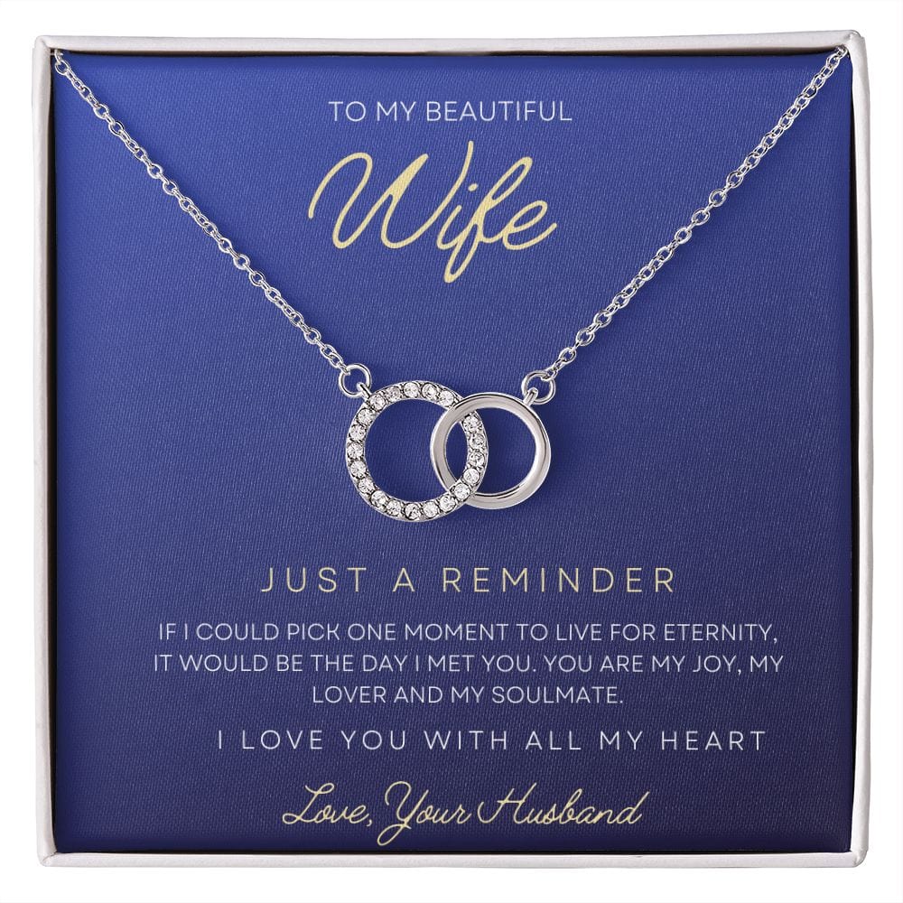 To My Beautiful Wife - Perfect Pair Necklace