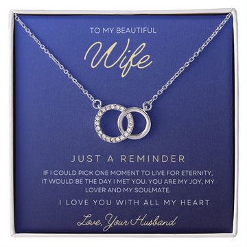 To My Beautiful Wife - Perfect Pair Necklace