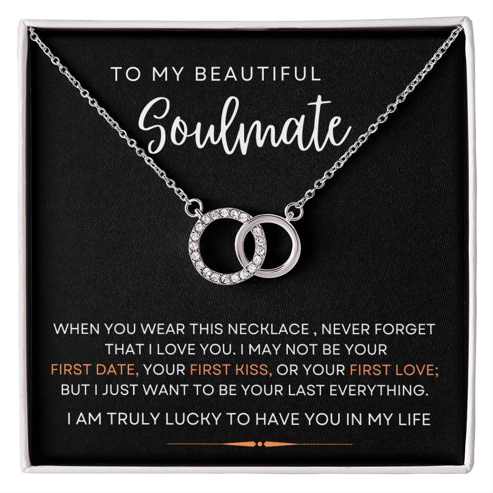 To My Beautiful Soulmate- Perfect Pair Necklace