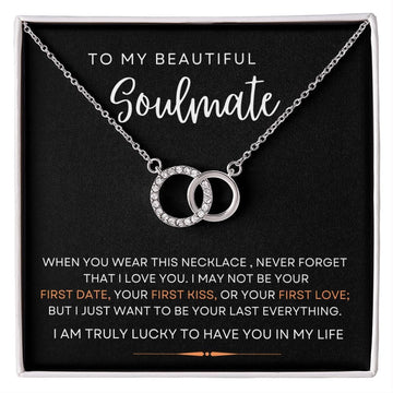 To My Beautiful Soulmate- Perfect Pair Necklace