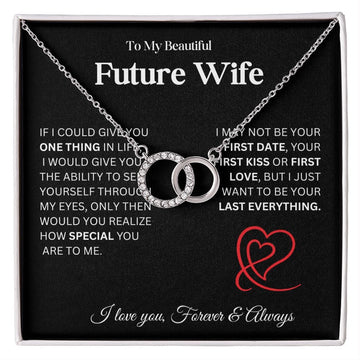To My Beautiful Wife - Perfect Pair Necklace