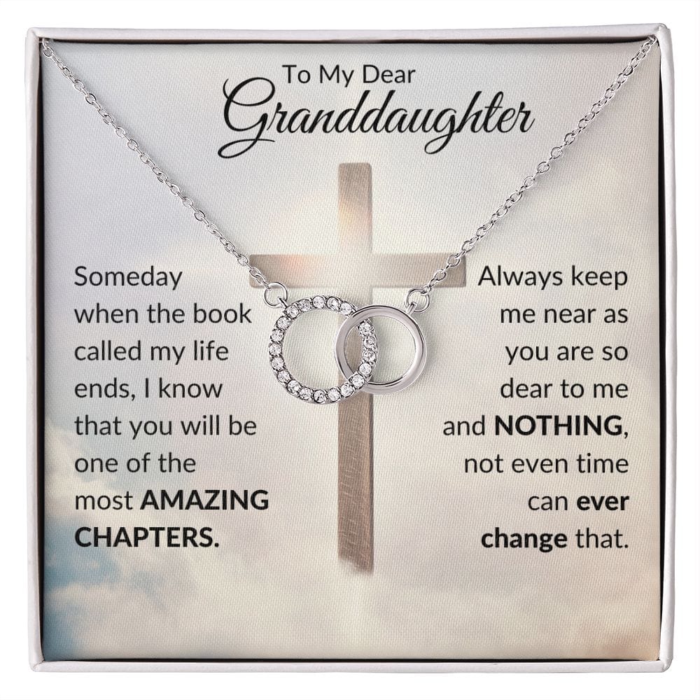 To My Dear Granddaughter - Perfect Pair Necklace