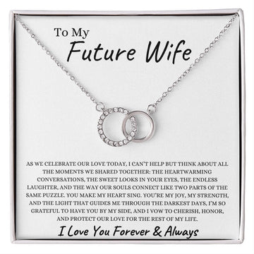 To My Future Wife - Perfect Pair Necklace