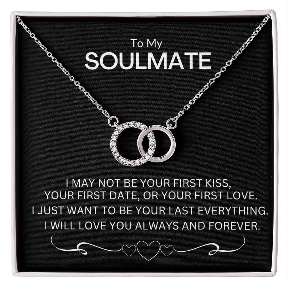 To My Soulmate Perfect Pair Necklace