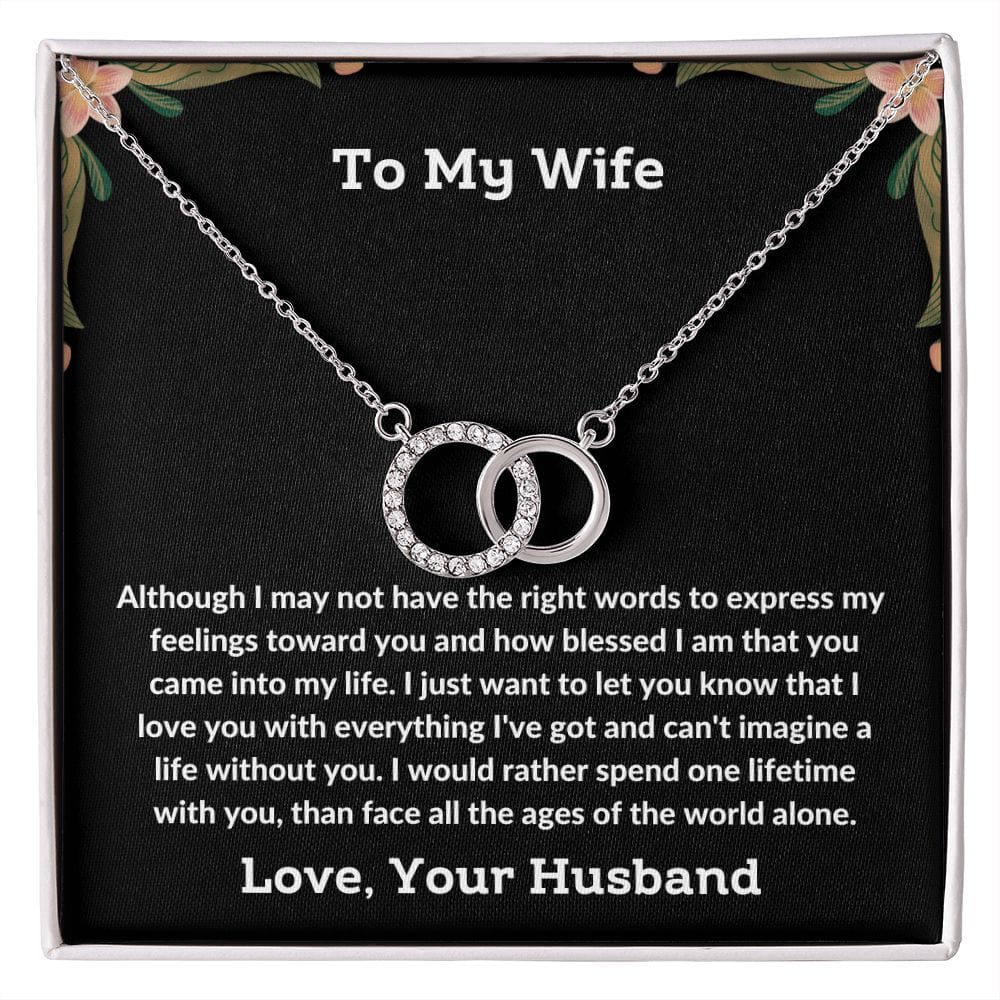 To My Wife - Perfect Pair Necklace