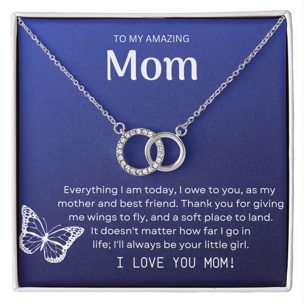 To My Amazing Mom - Perfect Pair Necklace