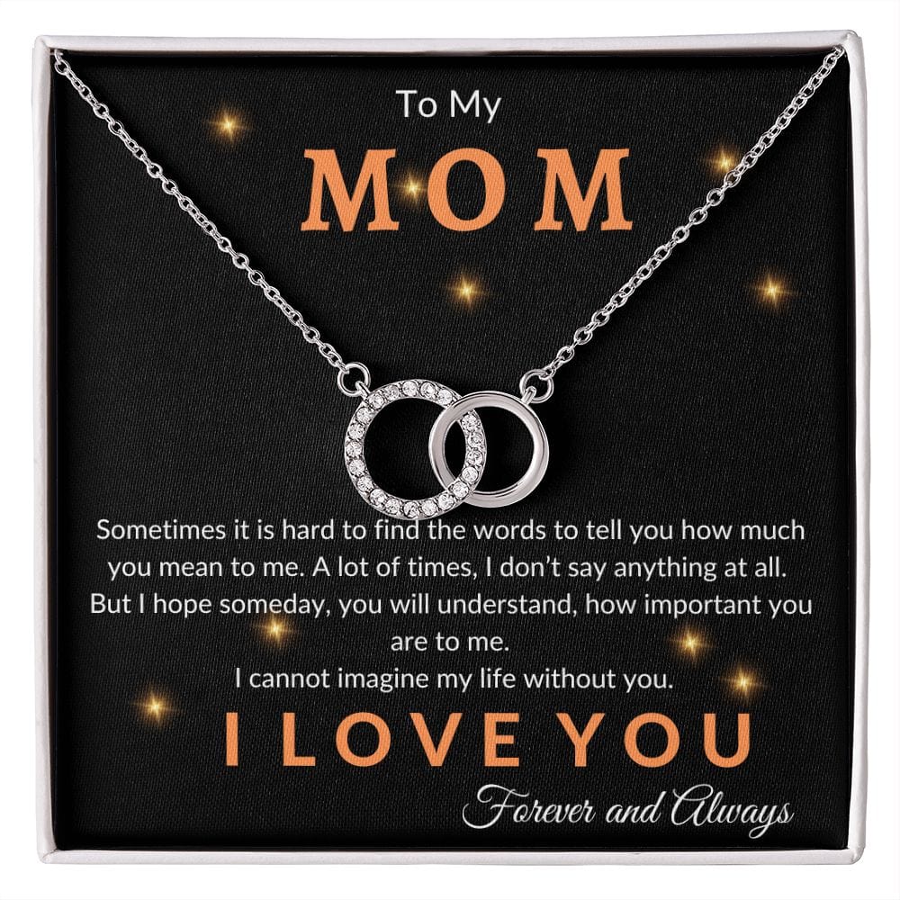To My Mom - Perfect Pair Necklace