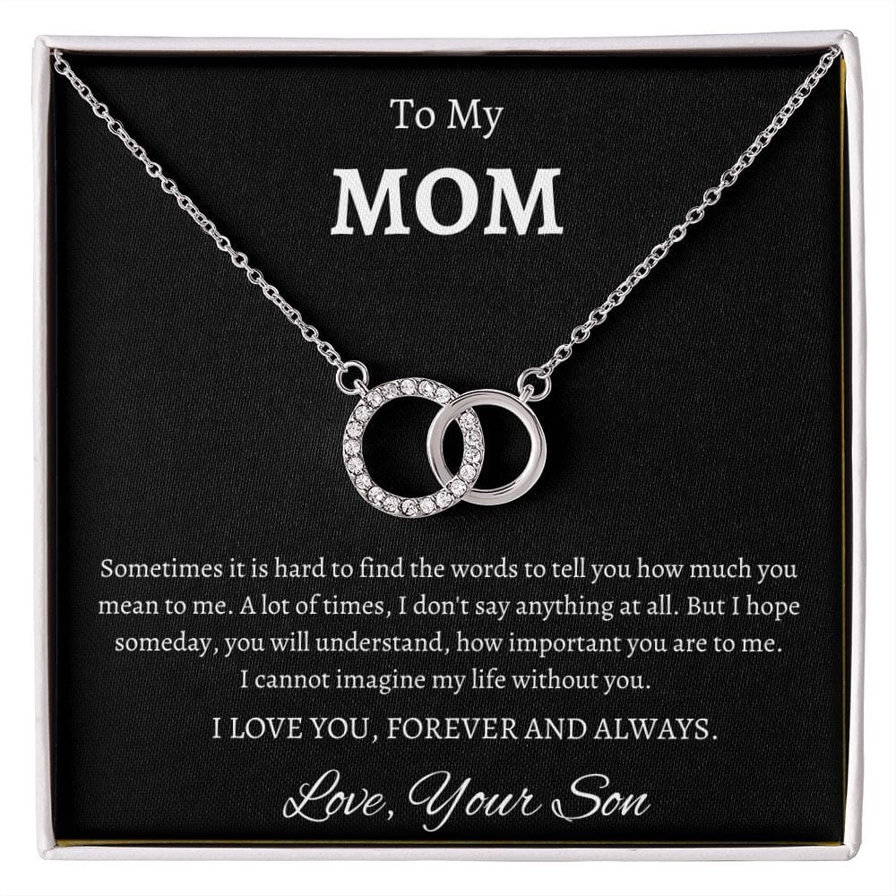 To My Mom Love Your Son- Perfect Pair Necklace
