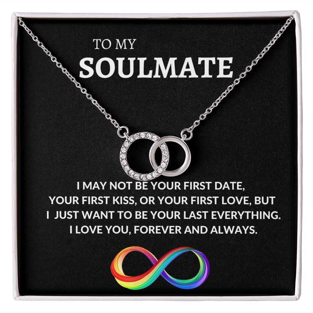 To My Soulmate - Perfect Pair Necklace