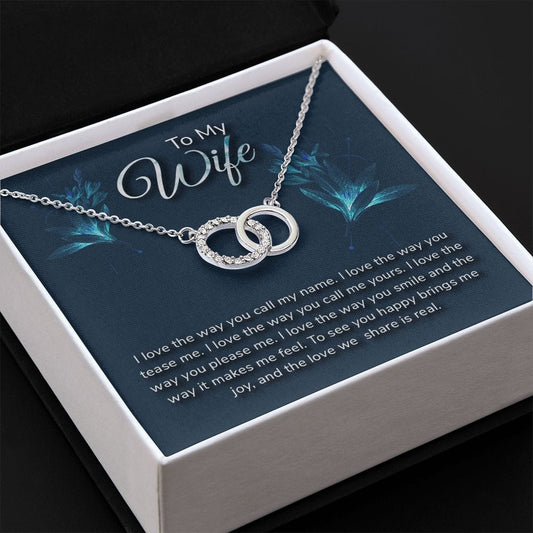 To My Wife - Perfect Pair Necklace