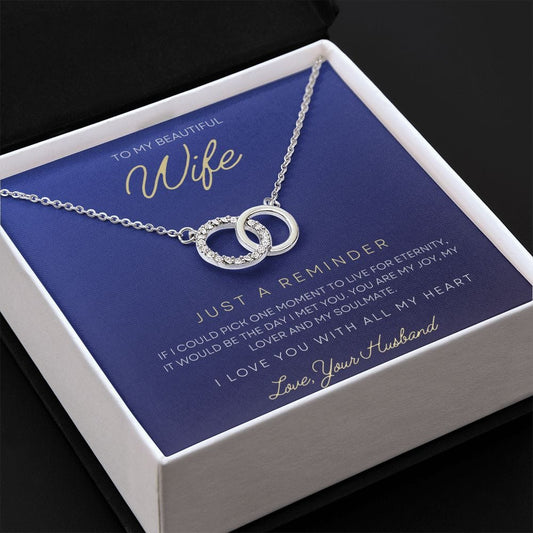 To My Beautiful Wife - Perfect Pair Necklace