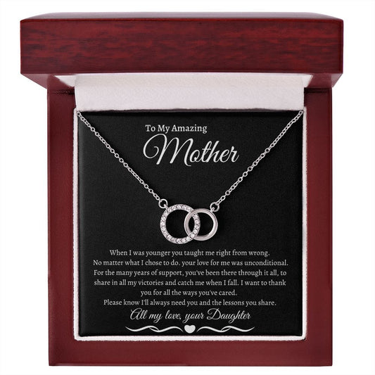 To My Amazing Mother Love Daughter - Perfect Pair Necklace
