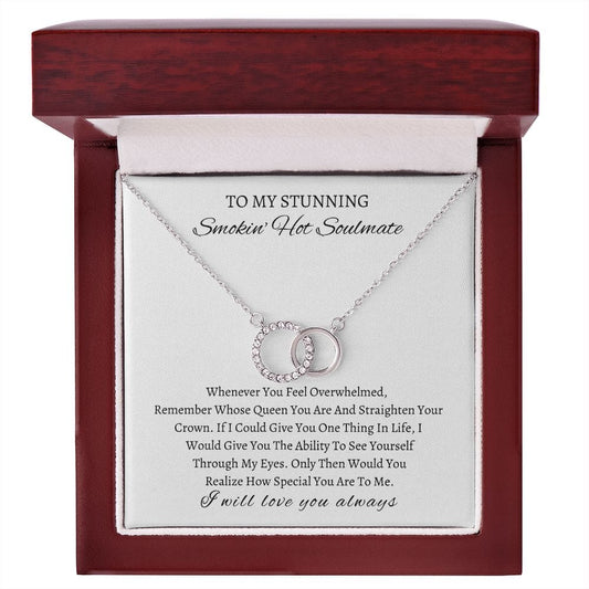 To My Stunning Hot Soulmate - Perfect Pair Necklace