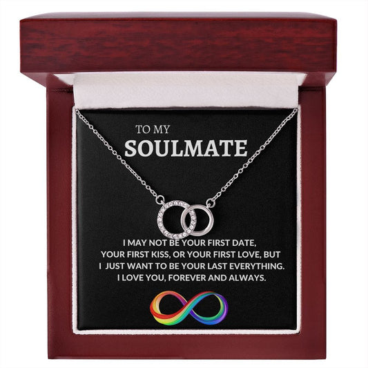 To My Soulmate - Perfect Pair Necklace