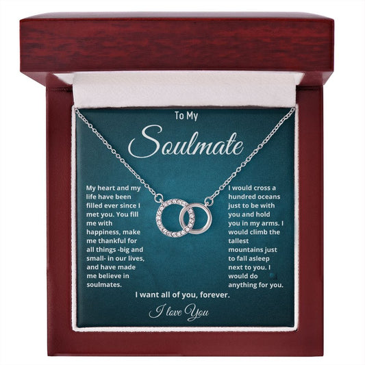 To My Soulmate - Interlock Rings