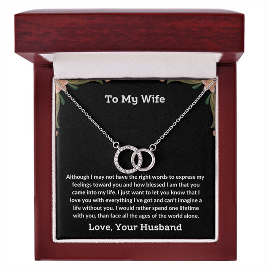 To My Wife - Perfect Pair Necklace