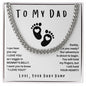 To My Dad- Cuban Link Necklace