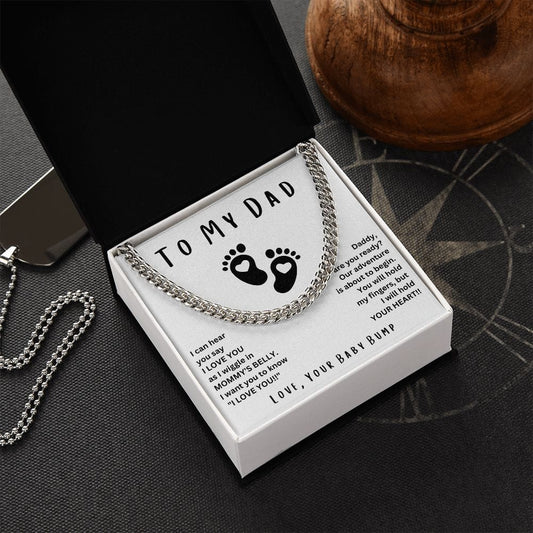 To My Dad- Cuban Link Necklace