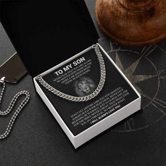 To My Son - Cuban Link Chain
