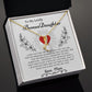 To My Lovely Bonus Daughter Love Mom - Alluring Beauty Necklace