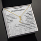 To My Beautiful Granddaughter Alluring Beauty Necklace