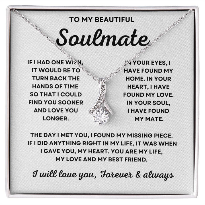 To My Beautiful Soulmate - Alluring Beauty Necklace