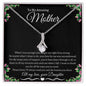 To My Amazing Mother Love Daughter - Alluring Beauty Necklace