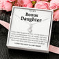 To My Bonus Daughter Alluring Beauty Necklace