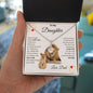 To My Daughter Love Dad - Alluring Beauty Necklace