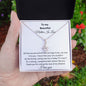 To My Beautiful Mother In Law - Alluring Beauty Necklace