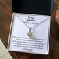 To My Beautiful Mother In Law - Alluring Beauty Necklace