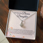 To My  Beautiful Bonus Daughter - Alluring Beauty Necklace