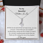 To My Beautiful Mother In Law - Alluring Beauty Necklace