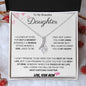 To My Beautiful Daughter Love Mom- Alluring Beauty Necklace