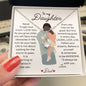 To My Daughter Love Dad - Alluring Beauty Necklace