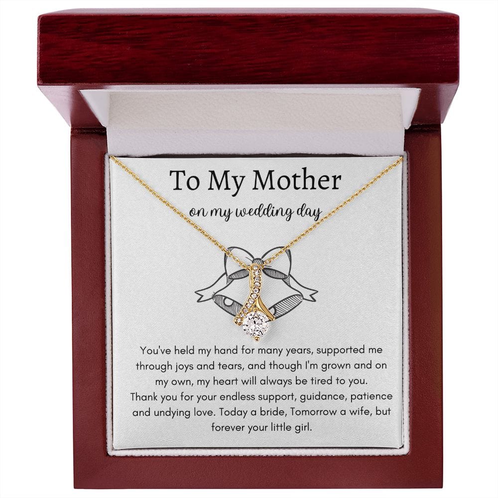 To My Mother on My Wedding Day - Alluring Beauty Necklace