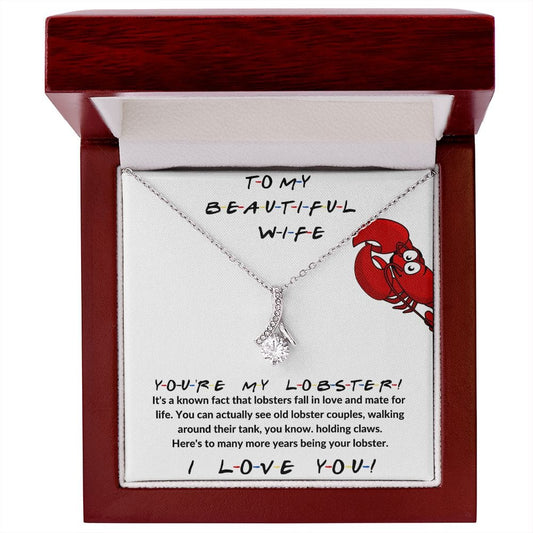 To My Beautiful Wife - Alluring Beauty Necklace