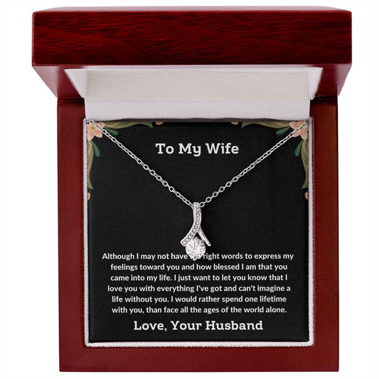 To My Wife - Alluring Beauty Necklace