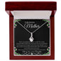 To My Amazing Mother Love Daughter - Alluring Beauty Necklace