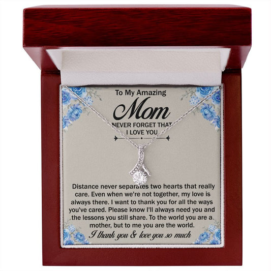 To My Amazing Mom - Alluring Beauty Necklace