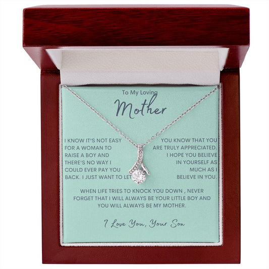 To My Loving Mother - Alluring Beauty Necklace
