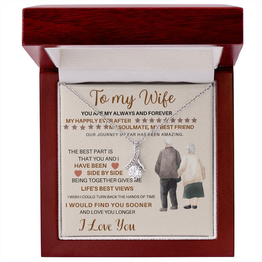 To My wife - Alluring Beauty Necklace