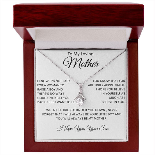 To My Loving Mother - Alluring Beauty Necklace